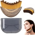 thumbnail image 1 of vergeaura Cepillo Facial de Contorno Linfático, Masajeador Manual de Drenaje Linfático, Brochas de Maquillaje Naturales con Cerdas Suaves y Duraderas, Cepillo Ergonómico Hipoalergénico de Limpieza, 1 of 8