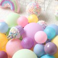 thumbnail image 4 of 3/46 piezas/caja de bolas navideñas de colores macarrones, bolas de espuma para helado, donas, pasteles, bolas de arcoíris para árbol de Navidad, adornos colgantes, decoración de Año Nuevo, 4 of 5