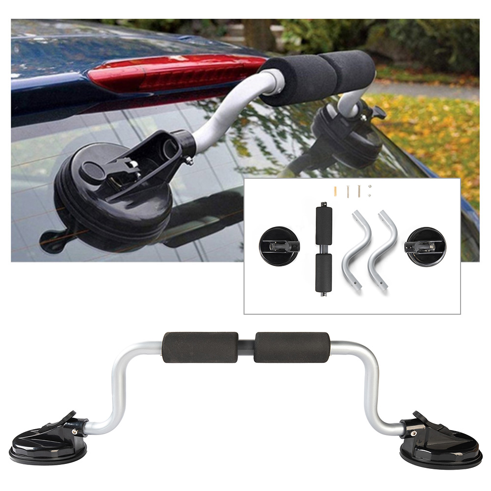 Loader Aluminum Kayak Loader Kayak Roller With Heavy-Duty Suction Cups For Car Rear Loading