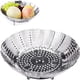 thumbnail image 1 of Cesta de vapor plegable compacta y fácil de almacenar, la cesta de vapor ajustable garantiza versatilidad y conveniencia, el acero inoxidable duradero de grado alimenticio ofrece durabilidad y, 1 of 7