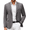 Dark Grey, variant on COOFANDY Mens Blazer Jacket Slim Fit Casual Suit Jacket 2 Button Lightweight Summer Sport Jacket