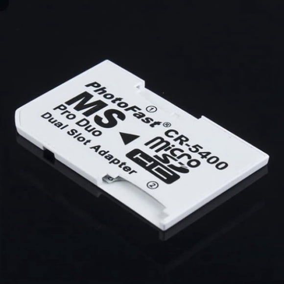 Micro SD TF to Memory Stick MS Pro Duo for PSP 1000/2000 / 3000 Card Dual 2 Slot Adapter Converter CR-5400 CR5400,3 pcs