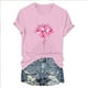 thumbnail image 3 of Blusas de Manga Corta para las Mujeres Divertida Impresión Cuello Redondo Camiseta Vintage, Blusas de Primavera para las Mujeres, 3 of 4