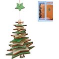 thumbnail image 4 of 1pc（Pentagram - Green）3D Snowflake Ornaments - Christmas Tree Decorations - Multi-Layer Snowflake and Five-Pointed Star - Christmas Tree Decorations for Christmas Tree, 4 of 5