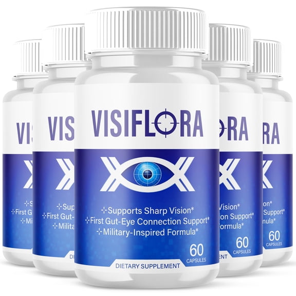 Visiflora Vision Care Pills Advanced Formula Eye Health Supplement Visi Flora 300 Capsules