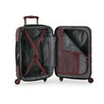 thumbnail image 6 of U.S. Traveler Gilmore 2-Piece Expandable Hardside 4-Wheel Spinner Luggage Set with Push-Button Handle System, Burgundy, 6 of 6