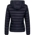thumbnail image 2 of Chrisuno Women's Puffy Jackets Women Warm Puffer Jacket Quilted Lightweight Stand Collar Zip Up Alternative Down Winter Coat With Hidden Pockets Navy 3XL, 2 of 5
