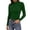 Green, variant on Casual Fashion Semi Turtleneck Slim Fit Basic Ribbed Knit Long Sleeve Top for Everyday Wear and Layering Med women Shirts Long Shirt women Summer T Shirts