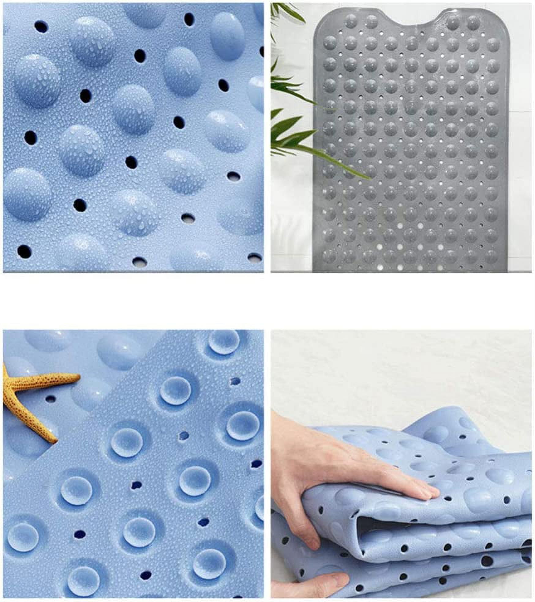 Buy wholesale Bathtub mat non-slip 88x39cm, INCL. Storage solution, BPA  free, machine washable, mildew resistant, royal blue