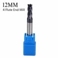 thumbnail image 1 of Solid Carbide End Mill 4 Teeth- AlTiN Coating Solid Carbide Milling Cutter for HPC, 1 of 6