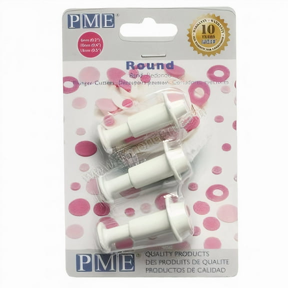 PME Round Plunger Cutters Set of 3