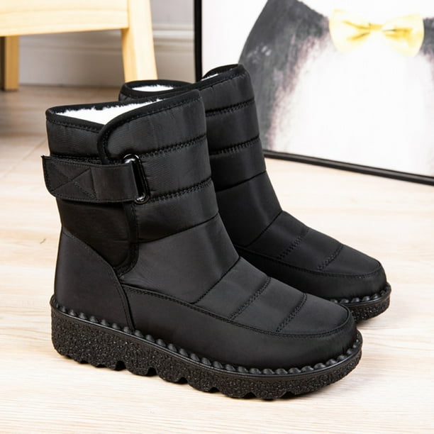 Botas para mujer para clima frío, impermeables, resistentes al viento, antideslizantes, regalos para madres amigas