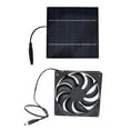thumbnail image 4 of Solar Powered Panel Fan Outdoor Ventilation Fans for Sheds Fan Greenhouse Car Tree Houses, 4 of 9
