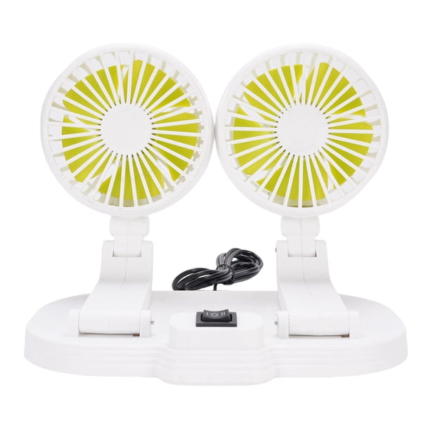 Ventilador De Enfriamiento De Automóvil USB Ventilador De Escritorio Dual Portátil Para Camión SUV RV