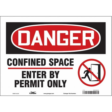 

Condor Safety Sign 10 inx14 in Vinyl 465K23 465K23 ZO-G5523441