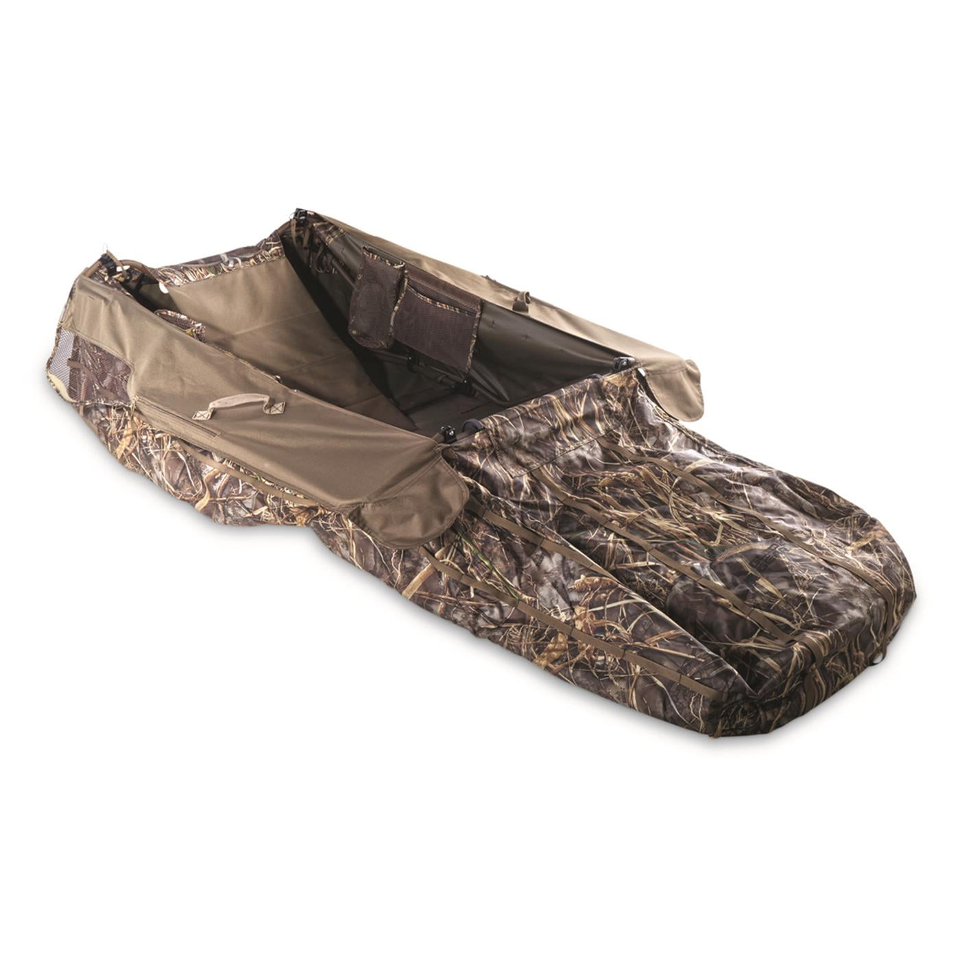 Guide Gear Waterfowl Layout Hunting Blind, Realtree Max-7 