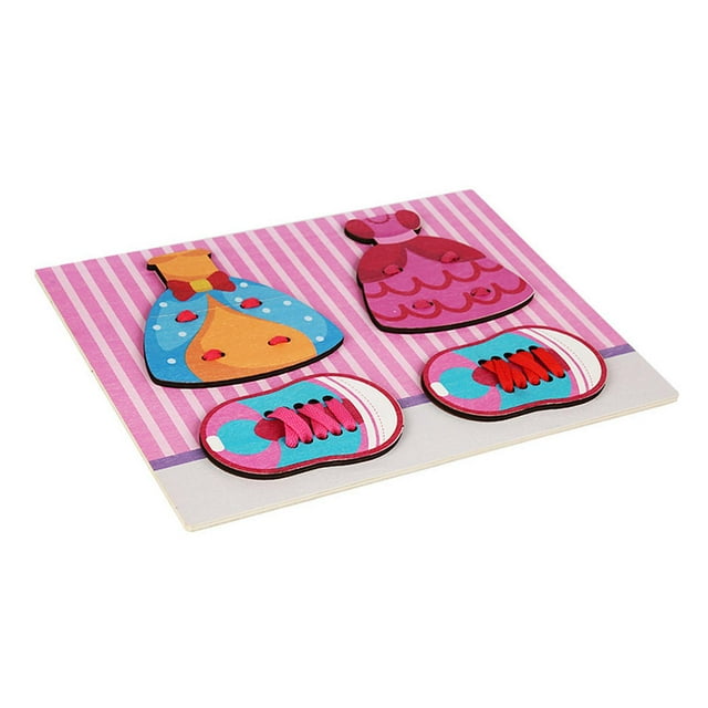 Tablero de actividades para niños, juguete educativo temprano para niños y niñas de jardín de infantes, avión. Vestir