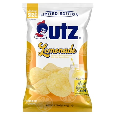 Utz Lemonade Potato Chips, 7.75 oz Bag