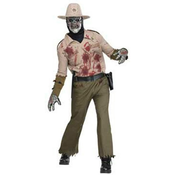 Adult Zombie Sheriff Costume by FunWorld 131494