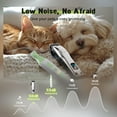 thumbnail image 5 of Dog Grooming Kit - Professional Pet Paw Trimmer Nail Grinder Low Noise Rechargeable Stainless Steel Hair Trimmer for Dogs Cats Animals, 5 of 6