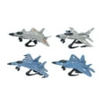 thumbnail image 2 of Modelo de 4 piezas Modelo de ensamblaje de bricolaje Kits de construcción de construcción de coleccionables Modelo de aviones para cafés de dormitorio, 2 of 8
