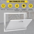 thumbnail image 3 of Qinaqin 1 Stainless Steel Right-Opening Gabinete Puerta 17\, 3 of 6