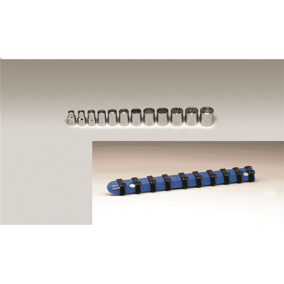 Wright Tool 3/8"Dr 12Pt Std MM Skt Set 12P