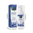 thumbnail image 3 of Kids Toothpaste Kids Foam Toothpaste Low Fluoride Kids Toothpaste Teeth Whitening Fruit Flavored Toothpaste for Kids 3 Years Old and Above 60ml, 3 of 9