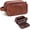 G, variant on Personalized Travel Toiletry Bag for Men, Engraved Initials PU Leather Toiletry Bag, Large Capacity Portable Shaving Bag Travel Essential, Birthday for Men Dad Husband Him,M