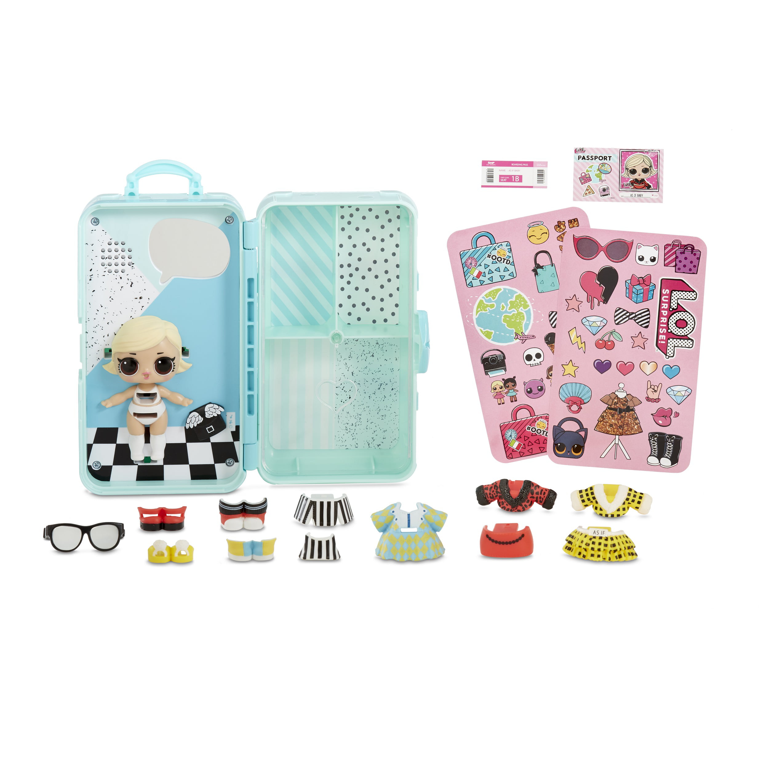 L.O.L Surprise! Style Suitcase - As If Baby Doll Playset - Walmart.com