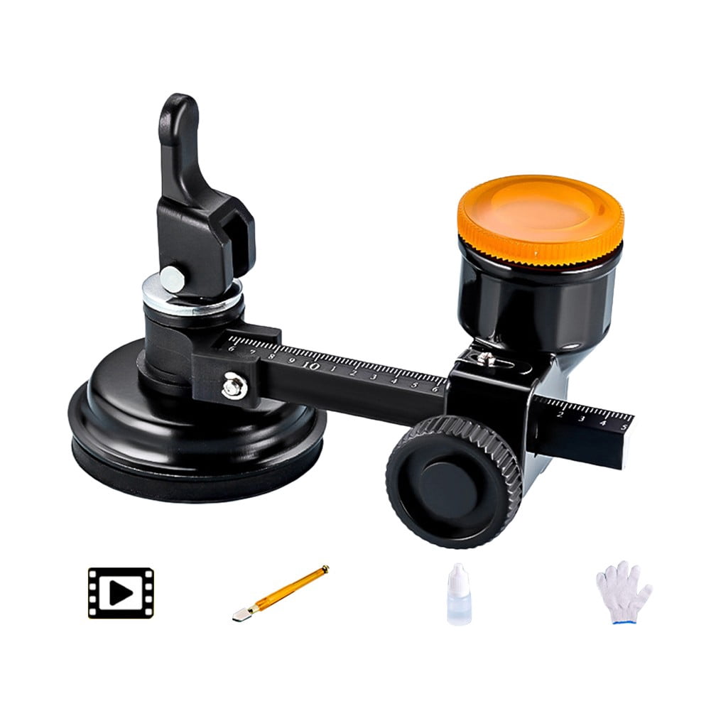 yaaqii Professional Glass Circle Cutter:for Precision Cutting Tool for Hobbyists &