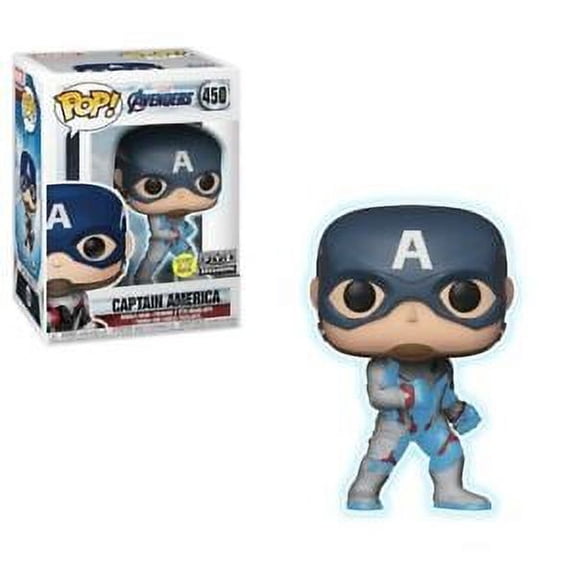 450 Captain America Team Suit Glow Marvel Avengers Endgame Funko POP