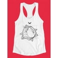 thumbnail image 3 of Crescent Moon Sacred Geometry. Tank Women -Image by Shutterstock, Female x-Large, 3 of 4