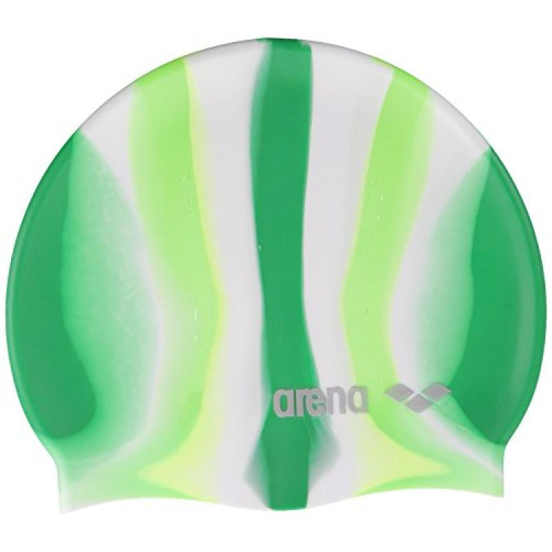 Arena Pop Art Silicone Swim Cap in Pop Lime-Green, One Size Fits All ...