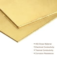 thumbnail image 3 of Uxcell Brass Sheet, 1 x H62 Metal Sheets Plates 4" Length x 4" Width x 0.05" Thickness, 3 of 5