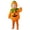 Orange, variant on FASHOFT Halloween Cute Sleeveless Hooded Zip Up Pumpkin Romper 3-24M One Piece Bodysuit Soft Casual Holiday Wear Baby Halloween Clothes Orange 9-12 Months