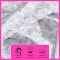 thumbnail image 3 of Betsey Johnson Butterfly Rainbow Purple Twin Sheet Set, 3 of 7