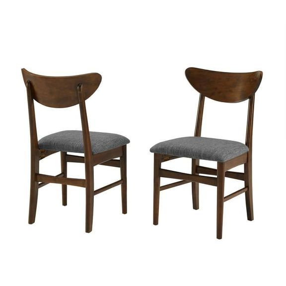 Crosley Furniture Landon Wood Dining Chairs in Mahogany (Set of 2)