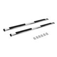 thumbnail image 1 of Go Rhino Nerf Bar 685404687PS OE Xtreme Low Profile; With Step Pads; 5 Inch Oval Straight; Polished; Stainless Steel; With Black Plastic End Caps; Rocker Panel Mount, 1 of 2