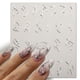thumbnail image 4 of Línea de onda dorada 3D pegatina de uñas mármol azul geometría abstracta arte de uñas deslizadores calcomanías de revestimiento francés plateado decoraciones de manicura, 4 of 4
