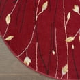 thumbnail image 5 of Nourison Grafix Transitional Botanical Red 8' x ROUND Area Rug, (8' Round), 5 of 8