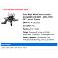 thumbnail image 2 of Front Right Wheel Hub Assembly - Compatible with 2005 - 2006, 2008 - 2011 Mazda Tribute 2009 2010, 2 of 2