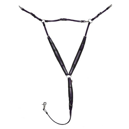 UPC: 0635901728182 | 50TO Arab Full Zilco Horse Breast Collar Deluxe Endurance Breastplate Purple