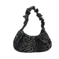 thumbnail image 1 of Bolso Mano Crescent Bag Mujer PU Cuero Leopard Print Hobo para Viajes Compras, 1 of 7