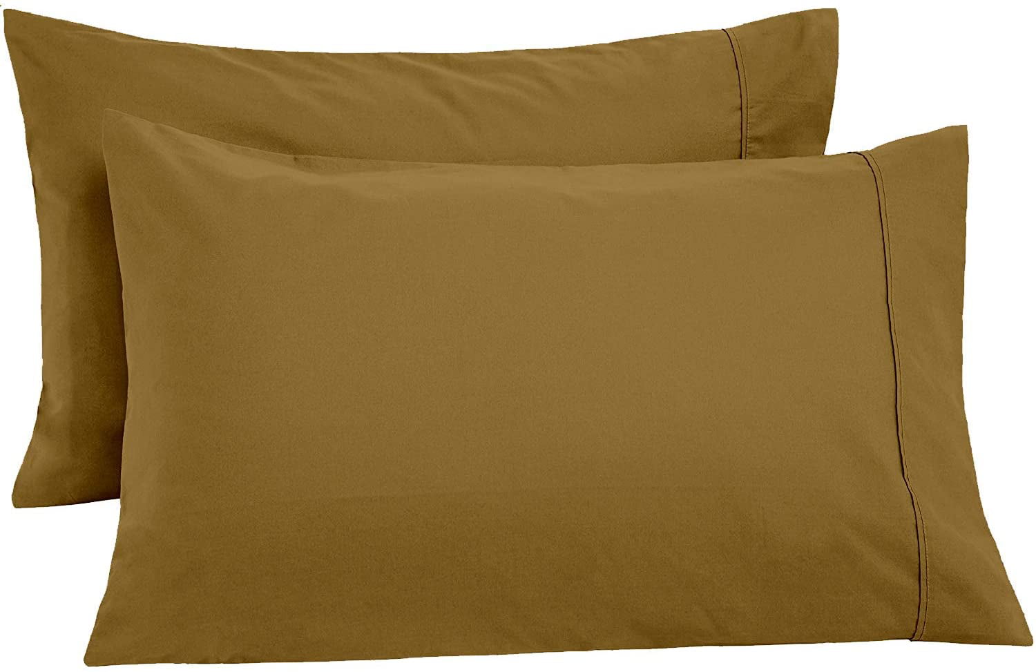 Comfort Beddings Premium Quality 800 Thread Count 100% Natural Cotton Lumbar Waist Throw Pillow Case Linen Rectangle Cushion Cover Size 12 x 20/ 30cmx50cm 
