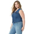 thumbnail image 2 of Jessica Simpson Women's and Women's Plus Denim Vest, Sizes XS-5X, 2 of 4