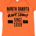 thumbnail image 4 of Inktastic North Dakota Awesome Since 1889 Boys or Girls Baby Bodysuit, 4 of 5