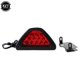 thumbnail image 4 of Universal Motorcycle Brake Signal Light Triangle Led Rear Fog Light F1 Racing Light Brake Strobe Warning Light Rear Tail Light ws, 4 of 4