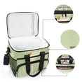 thumbnail image 6 of FORMRS Insulated Cooler Bag 24 Cans Capacity Soft Leakproof Lunch Box with Side Pockets, Light Green Martini, 6 of 7