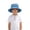 Blue-4, variant on Xfvqtps Kids Summer Sun Hat Boys Girls Bucket Hat Adjustable Strap Wide Brim Beach Breathable Sun Protection Hat